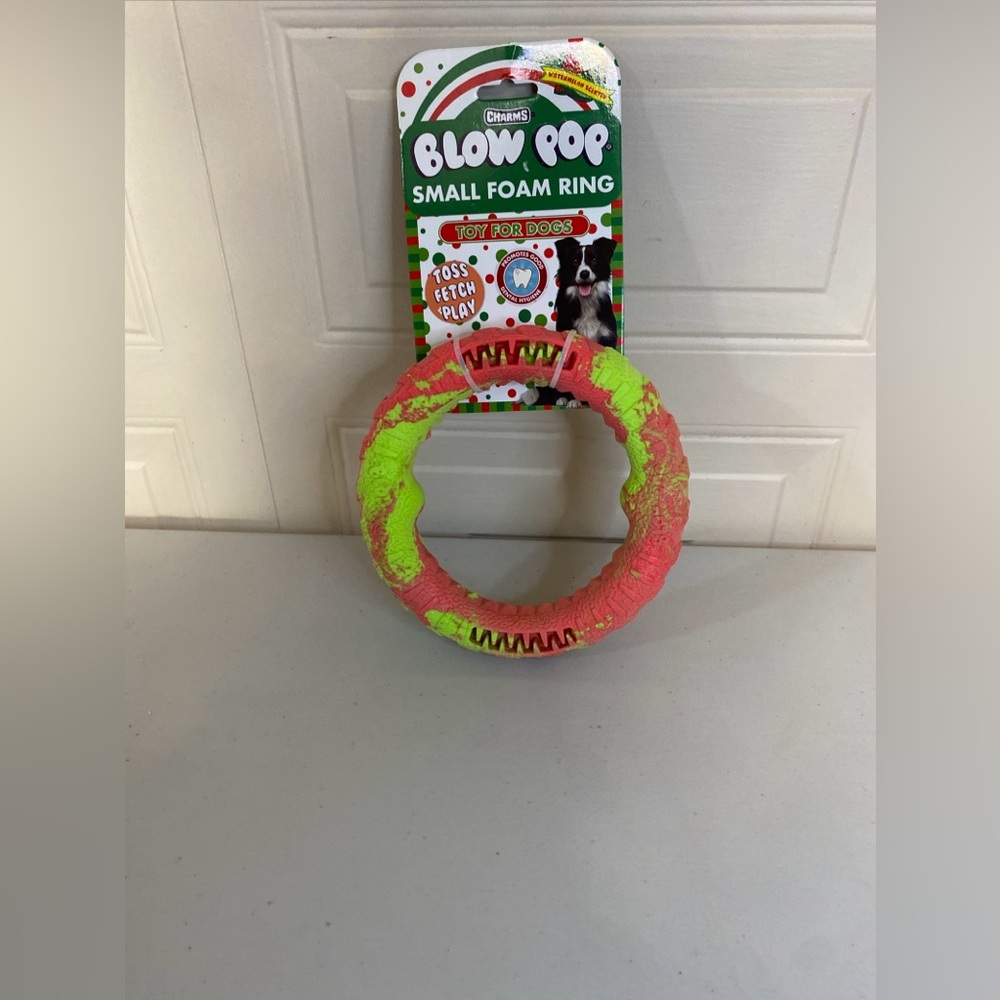 Blow Pop Small Tug Ring 6.5” Watermelon Scented Multicolor NEW!!!